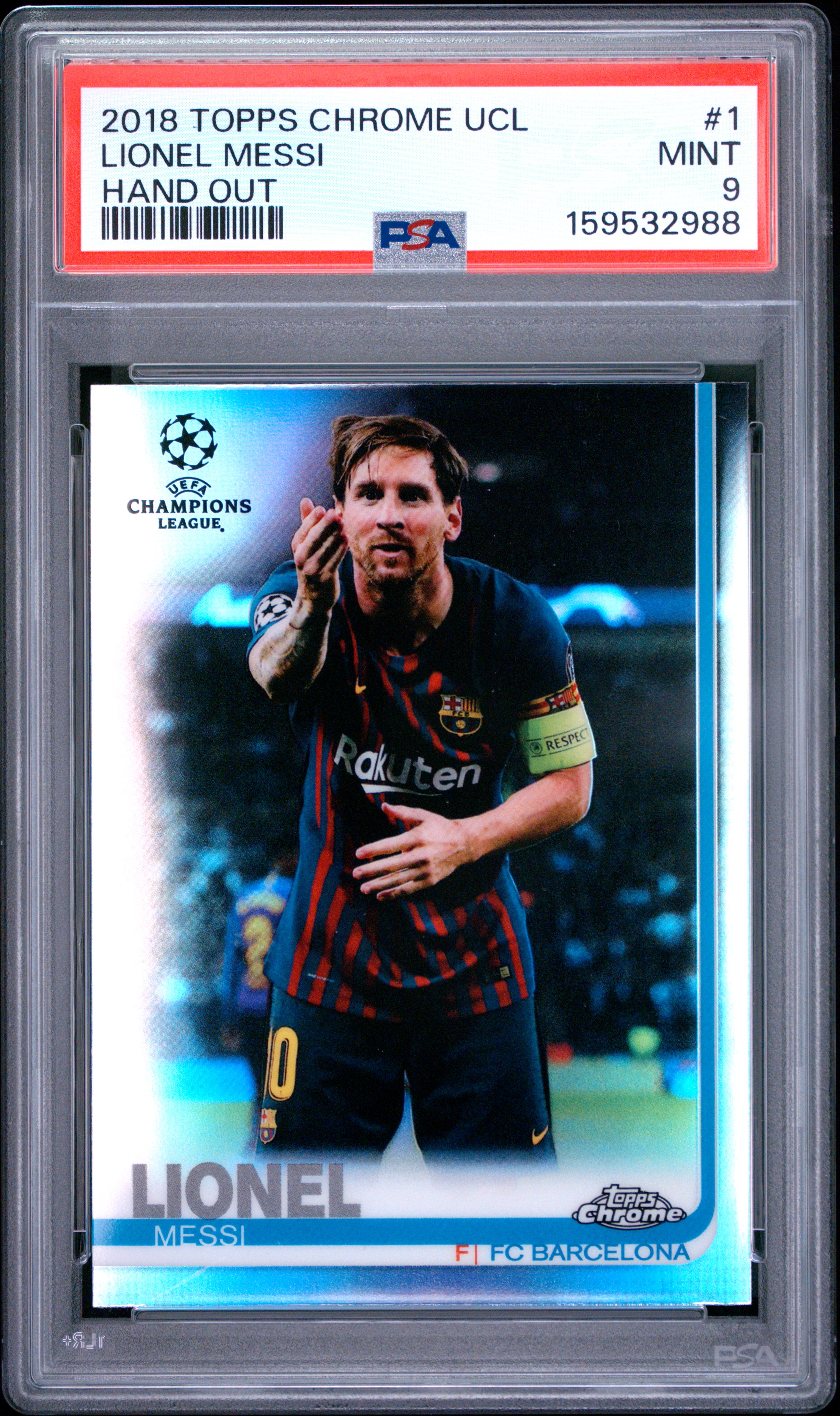 Recently graded PSA card