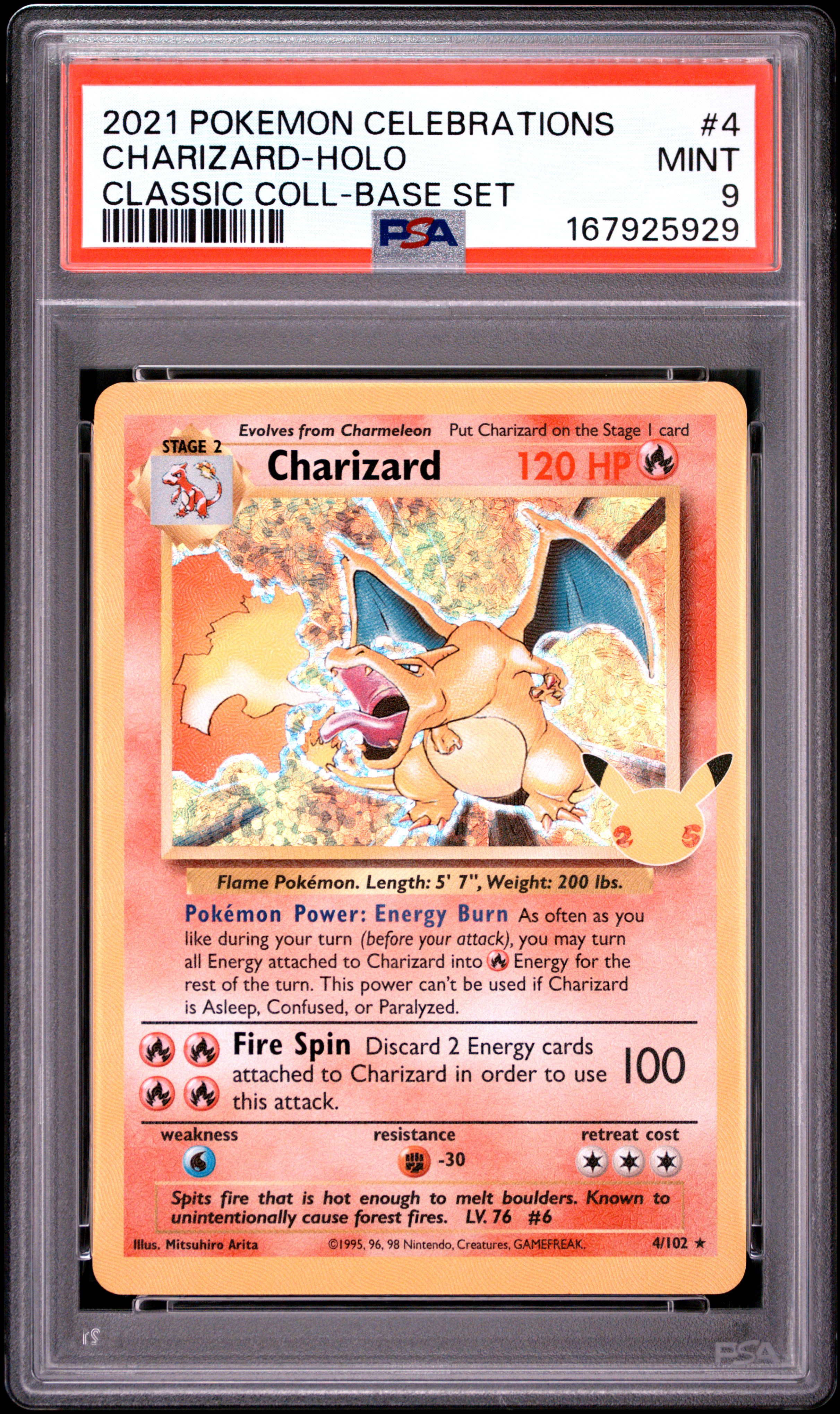 Recently graded PSA card
